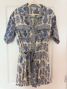 Omika Linen Blend Carla Mini Dress